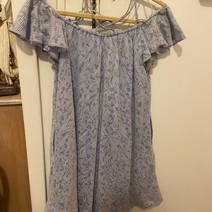 Anthropologie off the shoulder dress